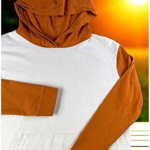 Pendleton Hoodie Shirt Men‎ M Color Block Rust Anorak TB279 Hiking Running Gym